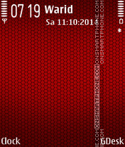 Red hex theme screenshot