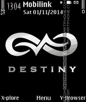 Destiny theme screenshot