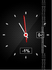 Black Clock tema screenshot