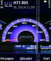 Capture d'écran Honda-FCX thème