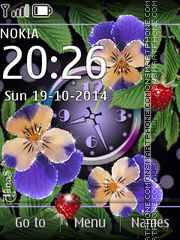 Capture d'écran Pansy Large Flower thème