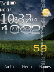Day Night Clock theme screenshot