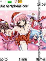 Скриншот темы Sora no Otoshimono Christmas