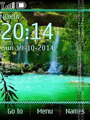 Waterfall 09 tema screenshot
