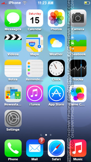iOS 7 Icons tema screenshot