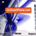 Blue Glass tema screenshot