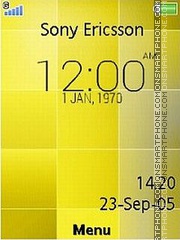 Eloy clock theme screenshot