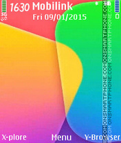 IoS theme screenshot