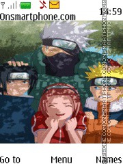 Naruto Team 7 es el tema de pantalla