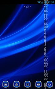 Скриншот темы Blue Design