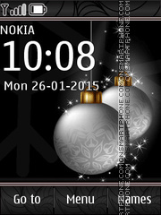 Christmas Balls 02 theme screenshot