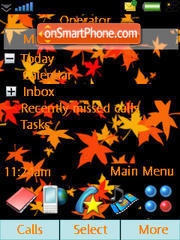 Black And Orange tema screenshot