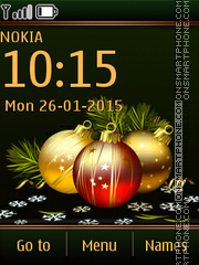 Christmas Balls 03 tema screenshot