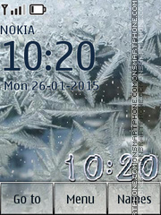 Cold Winter tema screenshot