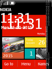 Microsoft Windows 8 theme screenshot