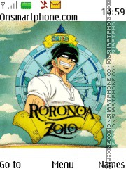 Roronoa Zoro theme screenshot