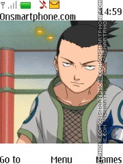 Скриншот темы Shikamaru Nara Naruto