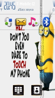 Dont Touch my Phone 03 es el tema de pantalla