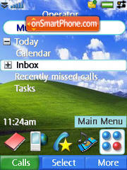 Capture d'écran Windows Xp For M600i thème