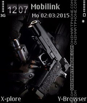 Weapon Pistol theme screenshot