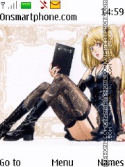 Death Note Misa Amane theme screenshot