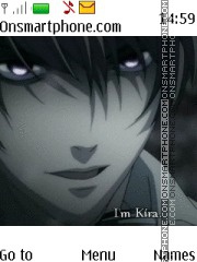 Death Note Kira es el tema de pantalla