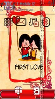 Скриншот темы First Love 04