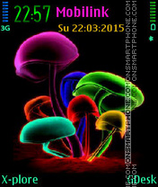 Mc Mushrooms theme screenshot