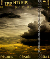 Скриншот темы Gloomy-Sky