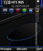 Black-n-Blue tema screenshot
