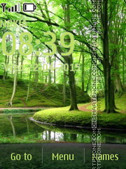 Green Forest tema screenshot