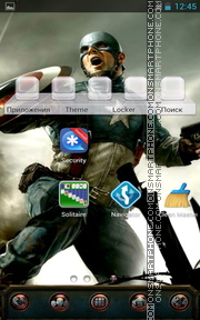 Captain America: The First Avenger theme screenshot