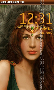 Celtic Princess theme screenshot