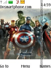 Capture d'écran Avengers thème