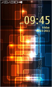 Abstraction Glow theme screenshot