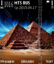 Pyramids theme screenshot