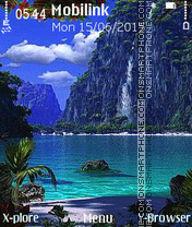 Blue Nature theme screenshot