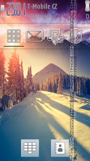 Winter Sun 01 theme screenshot