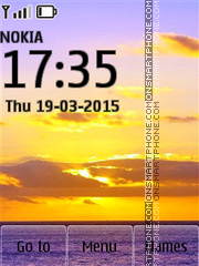 Sunset 31 theme screenshot