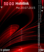 Red Abstract theme screenshot