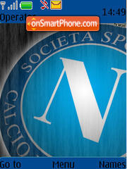 SS Calcio Napoli theme screenshot
