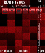 Red Mosaic theme screenshot
