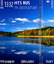 Capture d'écran Blue-Lake thème