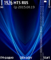 Blue-Light tema screenshot