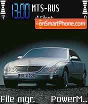 Capture d'écran Mercedes Concept thème