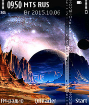 Art Space theme screenshot