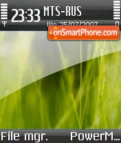 Vista S60 tema screenshot