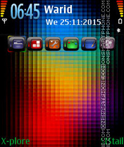 Rainbow Colors es el tema de pantalla
