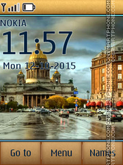 Rainy Saint Petersburg theme screenshot