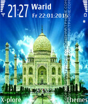 Taj Mahal theme screenshot